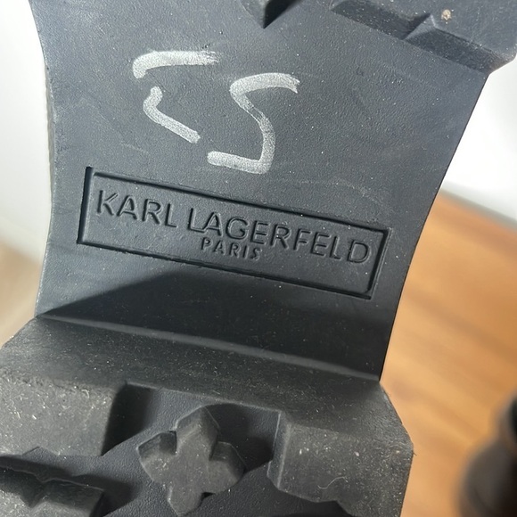 Nwt KARL LAGERFELD Paris Boots Size 7.5 - Picture 7 of 13